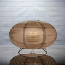 Saturn Fine Line Warm White LED Table Top Lantern Lamp Light KIT W/ Remote, Omni360 Battery Powered