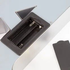 BLOWOUT Silver Marquee Light Letter 'X' LED Metal Sign (8 Inch, Battery Operated W/ Timer) -Lights Decor Shop silver marquee lights sign letter x image 3