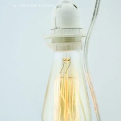 BULK PACK (6) Single Socket Pendant Light Cord Kits For Lanterns (11FT, Switch, Clear) -Lights Decor Shop single socket pendant light lamp cord kit 11 clear 6 pack image 1