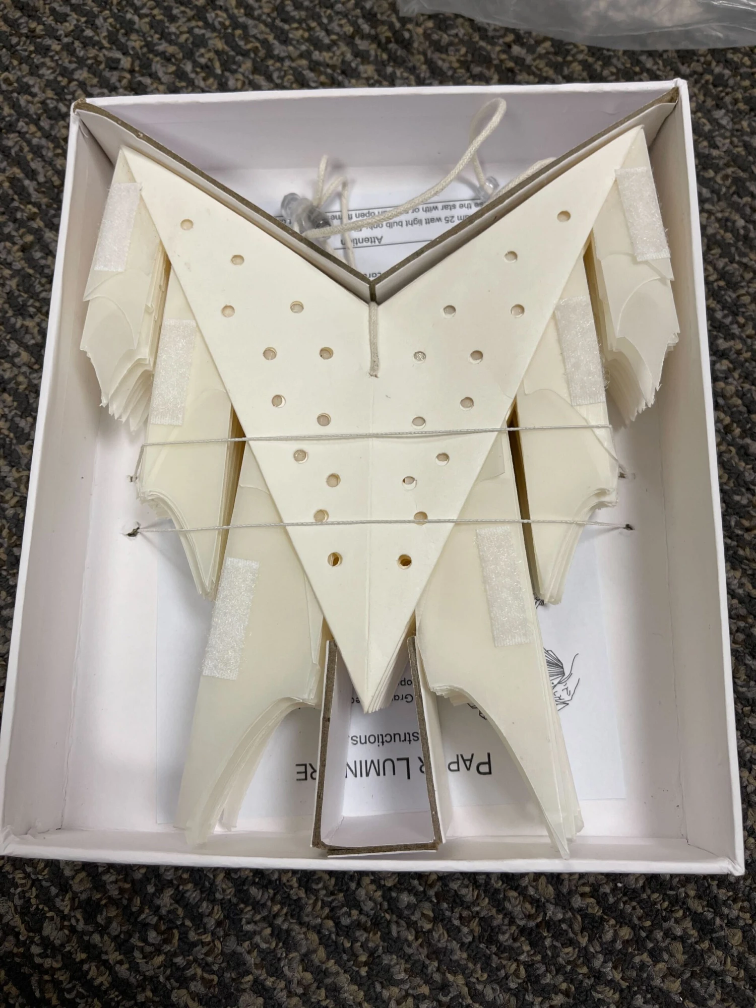 32" White Sleet Snowflake Lantern Pizzelle Design - Great With Or Without Lights - Ideal For Holiday And Snowflake Decorations, Weddings, Parties, And Home Decor 7 32" White Sleet Snowflake Lantern Pizzelle Design - Great With Or Without Lights - Ideal For Holiday And Snowflake Decorations, Weddings, Parties, And Home Decor - Image 5