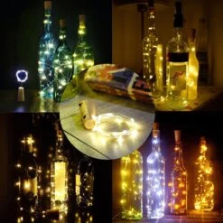 3 Ft 10 Super Bright Warm White LED Solar Operated Wine Bottle Lights With Cork DIY Fairy String Light For Home Wedding Party Decoration -Lights Decor Shop solar powered cork led fairy light wine bottle warm white image 2 d54473ad 38f1 49f7 96cf 3a28c9c0797e