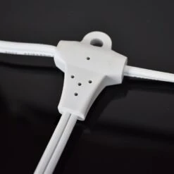 3-PACK 16" White Moravian Weatherproof Outdoor Plastic Star Lantern, With LED Bulbs And Lamp Cord Light Included -Lights Decor Shop star lantern triple socket pendant light cord white 19ft image 5 2404f304 451b 47f9 8bf8 a60fde6f966d