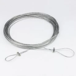 Outdoor String Light DIY Guide Wire Suspension Kit, 60-Foot, Stainless Steel