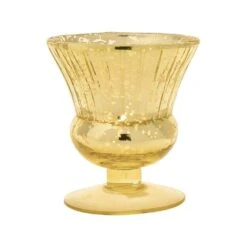 Timeless Gold Mercury Glass Tea Light Votive Candle Holders (Set Of 5, Assorted Designs And Sizes) 13 Timeless Gold Mercury Glass Tea Light Votive Candle Holders (Set Of 5, Assorted Designs And Sizes) -Lights Decor Shop v226gd mercury glass vase olivia fluted urn gold 846ca2ae f851 4ab3 8237 aabfe494c04e
