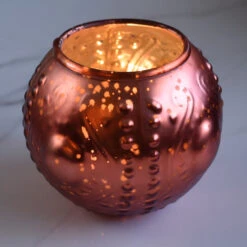 2-PACK | Vintage Mercury Glass Vase And Candle Holder (3.25-Inches, Small Josephine Design, Rustic Copper Red) - Use With Tea Lights - For Home Décor, Parties And Weddings 8 2-PACK | Vintage Mercury Glass Vase And Candle Holder (3.25-Inches, Small Josephine Design, Rustic Copper Red) - Use With Tea Lights - For Home Décor, Parties And Weddings -Lights Decor Shop v236cpm mercury vase josephine copper image 1 8fdc3cb2 5f10 4974 910f 28bb4ce4c631