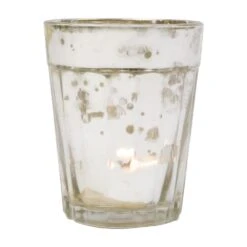 Best Of Show Vintage Mercury Glass Votive Tea Light Candle Holders - Silver (6 PACK, Assorted Designs) -Lights Decor Shop v25sv mercury glass candle holder katelyn silver a2b2bc89 5555 40c2 a36e 0f5d8c821bd7