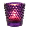 Hobnail Vintage Glass Candle Holder (2.25-Inch, CaUse With Tea Lights - Home Decor And Wedding Decorationsndace Design, Purple) - For 1 Hobnail Vintage Glass Candle Holder (2.25-Inch, CaUse With Tea Lights - Home Decor And Wedding Decorationsndace Design, Purple) - For -Lights Decor Shop v304pl glass glass candle holder candace purple