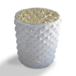 Vintage Elegance Pearl White Mercury Glass Tea Light Votive Candle Holders (Set Of 5, Assorted Designs And Sizes) -Lights Decor Shop v35PR 6df14e98 5307 4728 80b3 8fc93fe76c7e