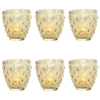 6 Pack | Vintage Mercury Glass Candle Holders (3.25-Inch, Small Deborah Design, Gold) - For Use With Tea Lights - For Home Decor, Parties And Wedding Decorations 1 6 Pack | Vintage Mercury Glass Candle Holders (3.25-Inch, Small Deborah Design, Gold) - For Use With Tea Lights - For Home Decor, Parties And Wedding Decorations -Lights Decor Shop v36gd 6pk mercury glass candle holder deborah gold