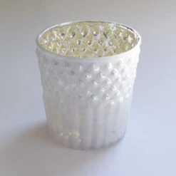6 Pack | Mercury Glass Tealight Candle Holders (2.75-Inches, Ophelia Design, Pearl White) - For Use With Tea Lights - For Home Decor, Parties And Wedding Decorations 12 6 Pack | Mercury Glass Tealight Candle Holders (2.75-Inches, Ophelia Design, Pearl White) - For Use With Tea Lights - For Home Decor, Parties And Wedding Decorations -Lights Decor Shop v37PRunlit b3f9456a 1744 4a5b 9968 6c5afd2979b9