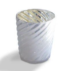 BLOWOUT 6 Pack | Mercury Glass Candle Holders (3-Inch, Grace Design, Pearl White) - For Use With Tea Lights - For Home Décor, Parties And Wedding Decorations -Lights Decor Shop v45PRunlit c1899c43 f8ee 428a a147 9ae456c64817