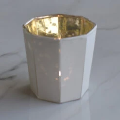 BLOWOUT Patricia Mercury Glass Tealight Holder - Antique White For Use With Tea Lights - For Home Decor, Parties And Wedding Decorations 6 BLOWOUT Patricia Mercury Glass Tealight Holder - Antique White For Use With Tea Lights - For Home Decor, Parties And Wedding Decorations -Lights Decor Shop v48qwh patricia mercury tealight holder white image 1