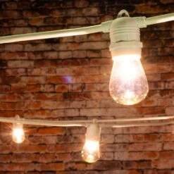 (Cord Only) 24 Socket SJTW Outdoor Commercial DIY String Light 54 FT White Cord W/ E26 Medium Base, Weatherproof -Lights Decor Shop whcogrheoust 2000x d116b15b b7ea 40fb 91bd 20bb06ffe02f